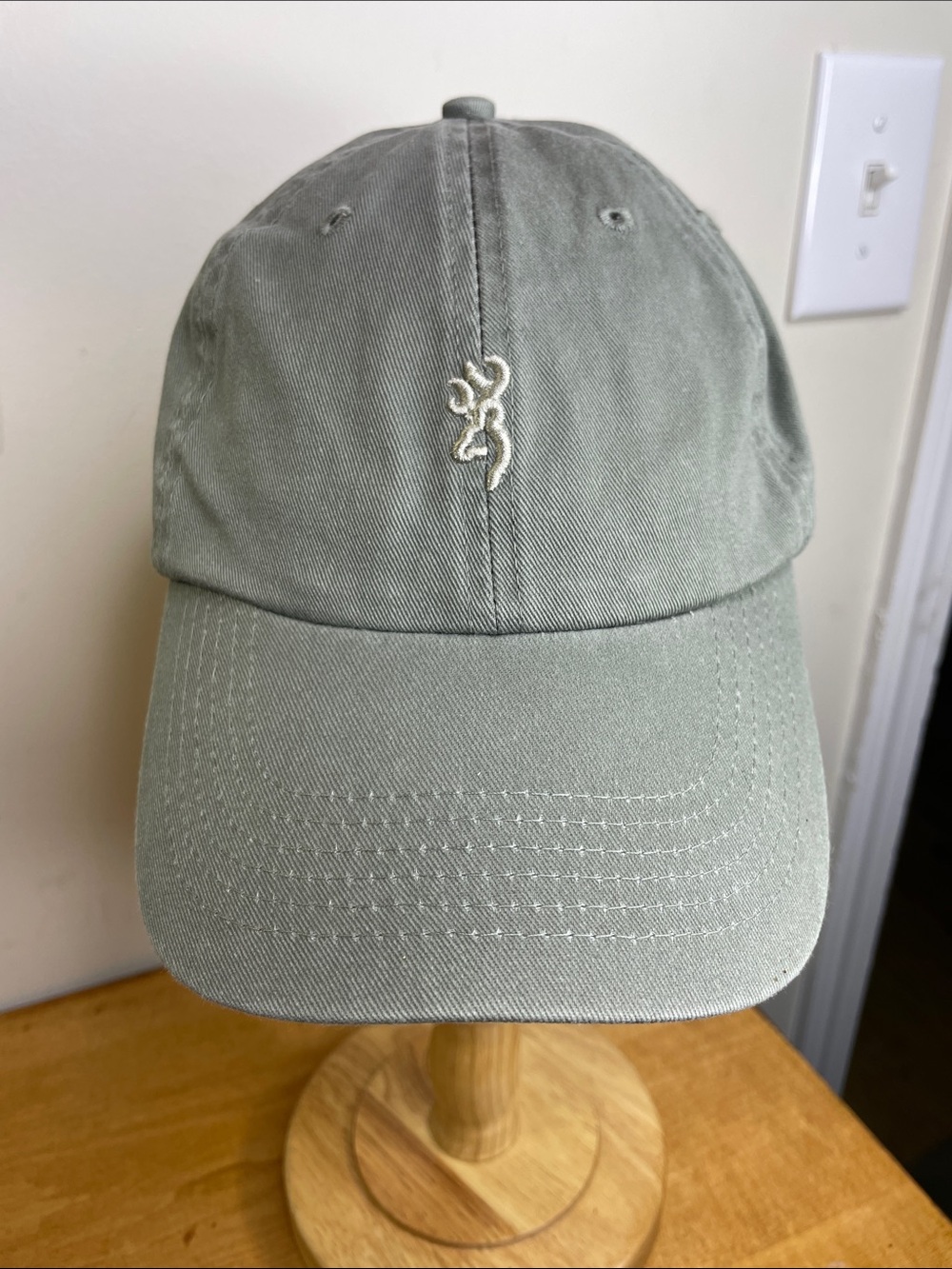 Browning Sage Green Low-Profile Baseball Cap